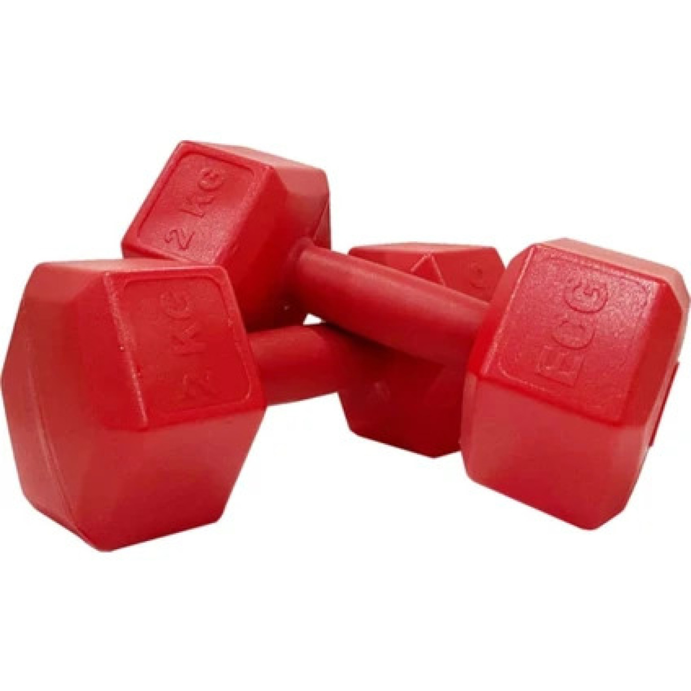 Altıgen Kırmızı Dumble Seti 